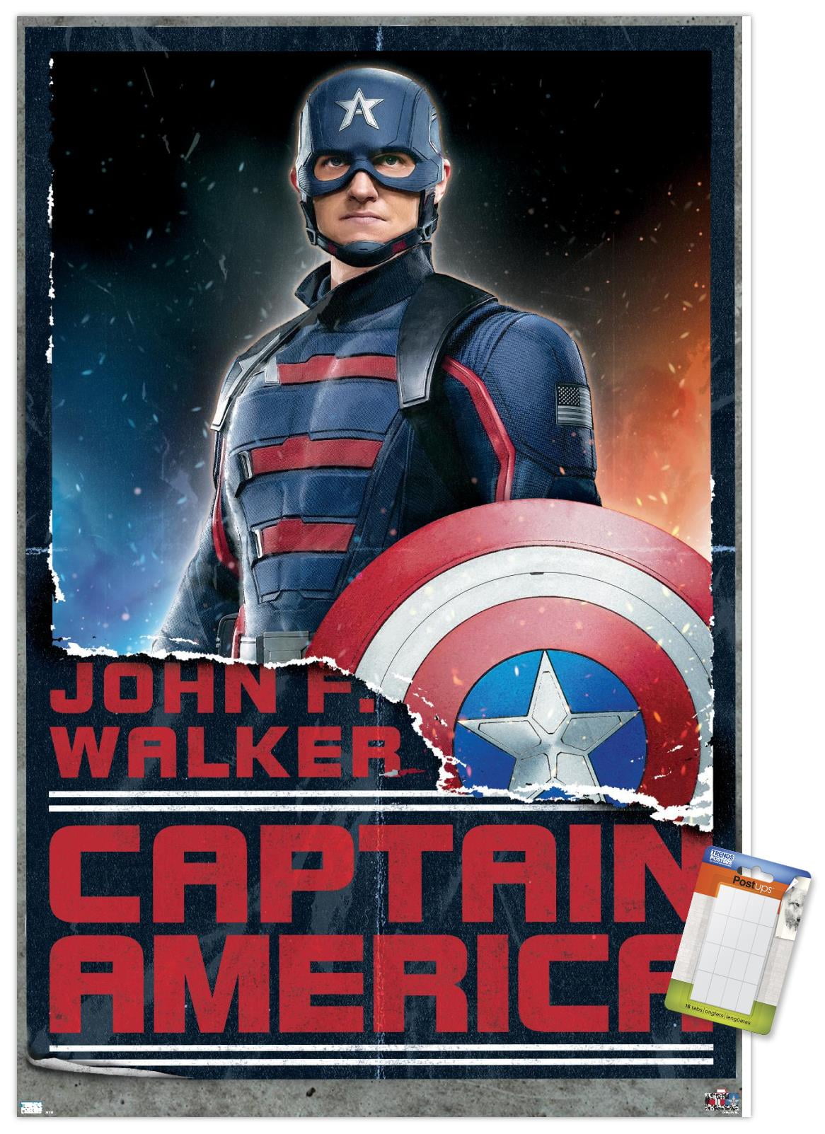 Marvel Falcon and Winter Soldier - John F. Walker Wall Poster, 14.725" x 22.375"