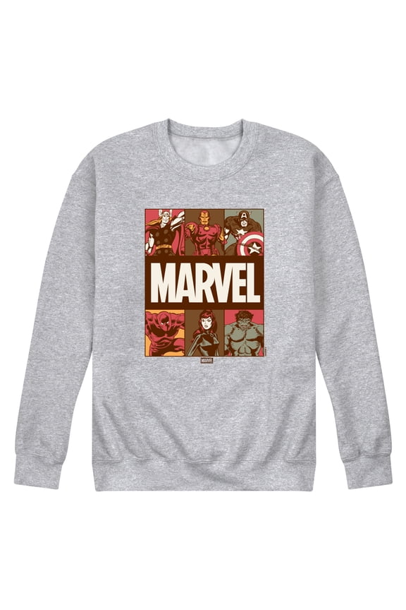 - Fall Marvel - Men's Long Sleeve Crew Fleece Sweatshirt