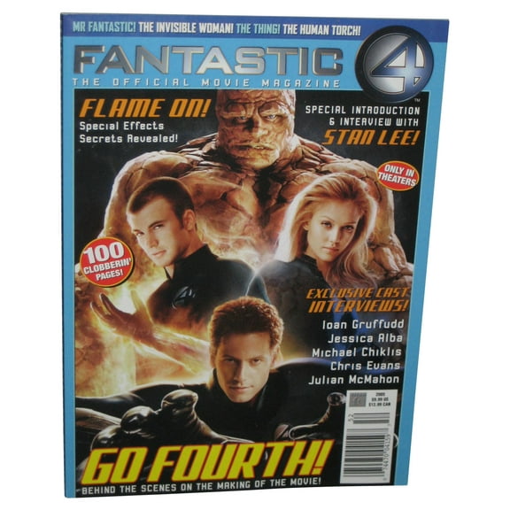 Marvel Fantastic 4 (2005) Official Movie Magazine Book