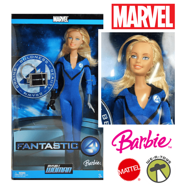 新品 INVISIBLE WOMAN BARBIE DOLL Celebrating 20 Years of Invisible Woman Barbie with a