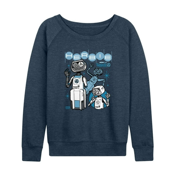 Marvel - Fantastic 4 Herbie - Women's French Terry Long Sleeve Shirt
