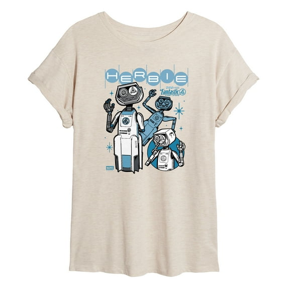 Marvel - Fantastic 4 Herbie - Women's Oversized Graphic T-Shirt
