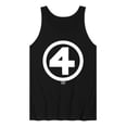 thumbnail image 1 of Marvel - Fantastic 4 Logo White - Men's Tank Top, 1 of 4