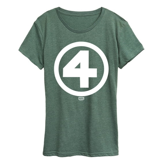 Marvel - Fantastic 4 Logo White - Women's Short Sleeve Graphic T-Shirt