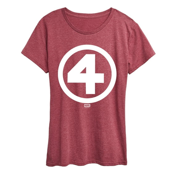 Marvel - Fantastic 4 Logo White - Women's Short Sleeve Graphic T-Shirt