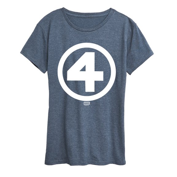 Marvel - Fantastic 4 Logo White - Women's Short Sleeve Graphic T-Shirt