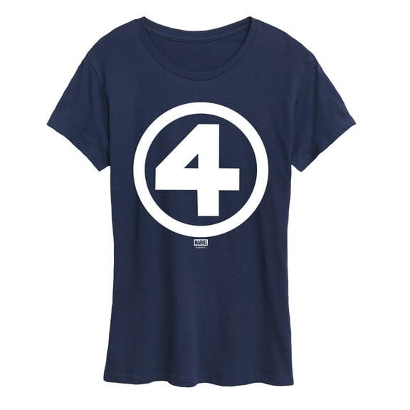 Marvel - Fantastic 4 Logo White - Women's Short Sleeve Graphic T-Shirt