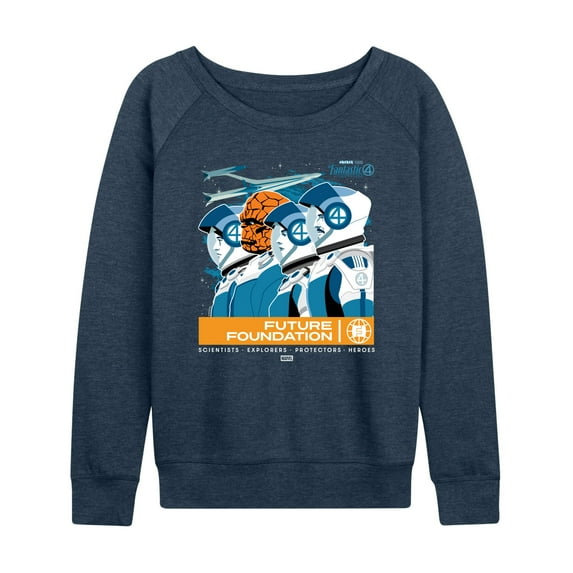 Marvel - Fantastic 4 Retro - Women's French Terry Long Sleeve Shirt