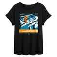 thumbnail image 1 of Fantastic Four - Retro Poster - Juniors Oversized Graphic T-Shirt, 1 of 4