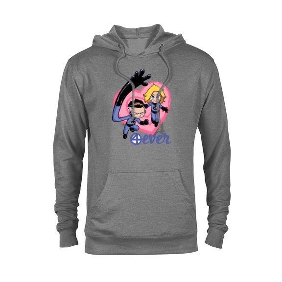Marvel Fantastic 4Ever Heart Valentine's Day - Pullover Hoodie for Adults - Customized-Athletic Heather