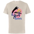 thumbnail image 1 of Marvel Fantastic 4Ever Heart Valentine's Day - Short Sleeve Cotton T-Shirt for Adults - Customized-Natural, 1 of 5