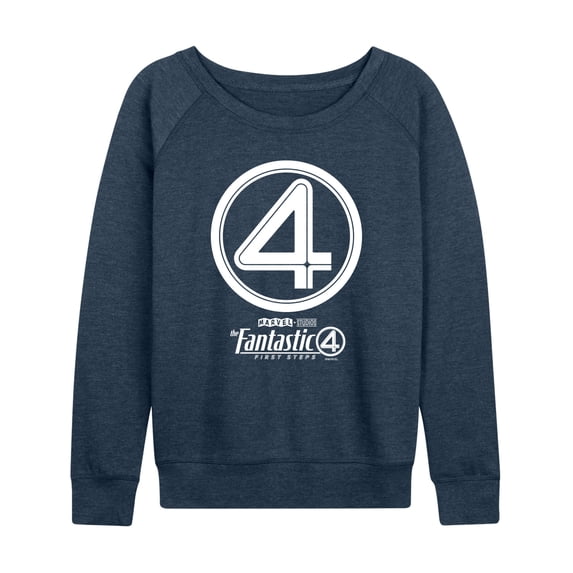 Marvel - Fantastic Four Circle Logo - Women's French Terry Long Sleeve Shirt