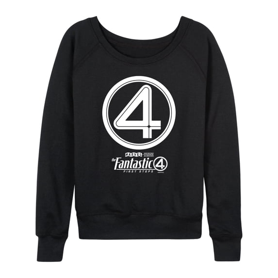 Marvel - Fantastic Four Circle Logo - Women's French Terry Long Sleeve Shirt
