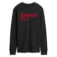 thumbnail image 1 of Marvel - Fantastic Four Classic Logo - Men's Long Sleeve Graphic T-Shirt, 1 of 4