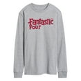 thumbnail image 1 of Marvel - Fantastic Four Classic Logo - Men's Long Sleeve Graphic T-Shirt, 1 of 4