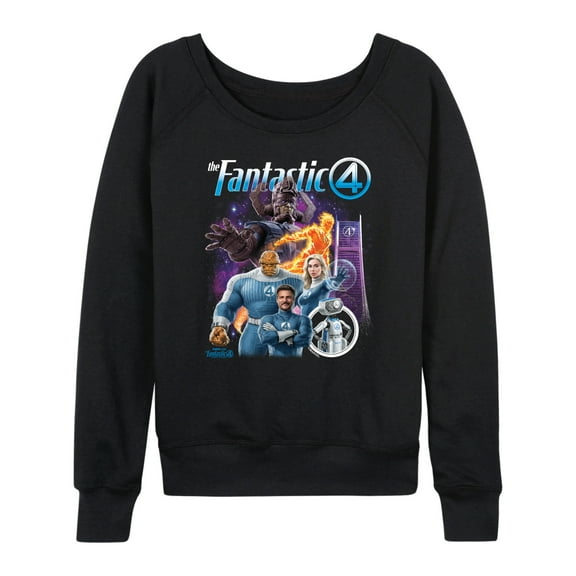 Marvel - Fantastic Four Collage - Women's French Terry Long Sleeve Shirt