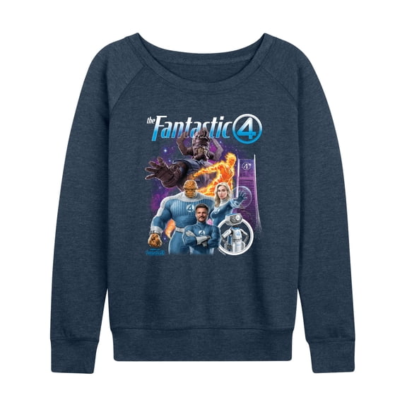 Marvel - Fantastic Four Collage - Women's French Terry Long Sleeve Shirt