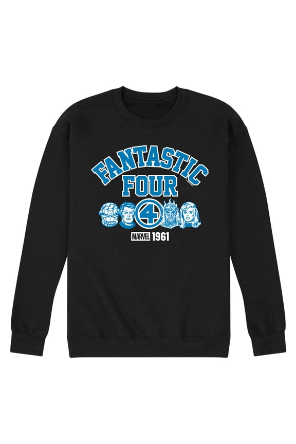 - Fantastic Four Collegiate - Men's Crew Fleece Sweatshirt