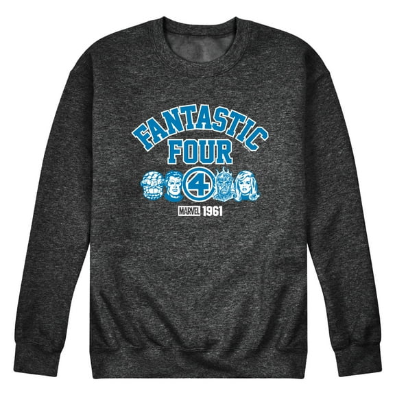 Marvel - Fantastic Four Collegiate - Men's Crew Fleece Sweatshirt