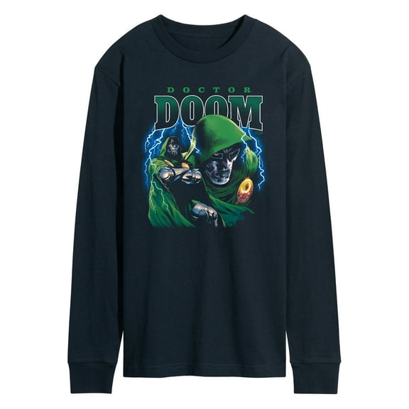 Marvel - Fantastic Four Doom Collage - Men's Long Sleeve Graphic T-Shirt