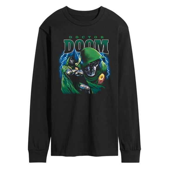 Marvel - Fantastic Four Doom Collage - Men's Long Sleeve Graphic T-Shirt