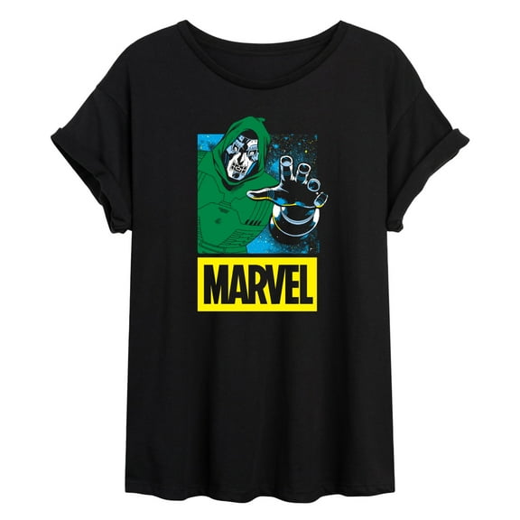 Marvel - Fantastic Four Doom - Women's Oversized Graphic T-Shirt