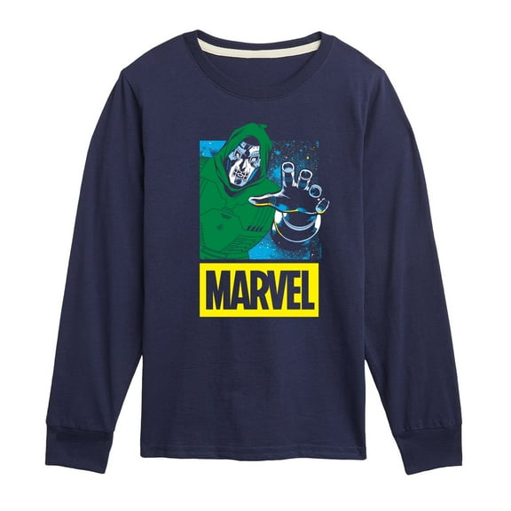 Fantastic Four - Marvel Doom - Youth Boys Long Sleeve Graphic T-Shirt