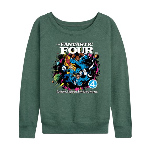 Marvel - Fantastic Four Fantastic 4 Galactus Comic - Women's French Terry Long Sleeve Shirt