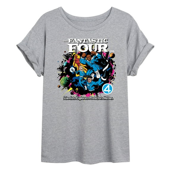 Marvel - Fantastic Four Fantastic 4 Galactus Comic - Women's Oversized Graphic T-Shirt