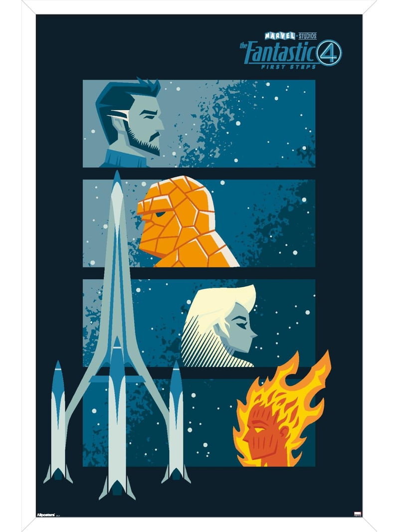 Marvel Fantastic Four: First Steps (2025) - Illustration Wall