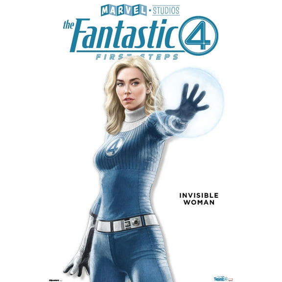 Marvel Fantastic Four: First Steps (2025) - Invisible Woman Feature Series Wall Poster, 14.725" x 22.375"