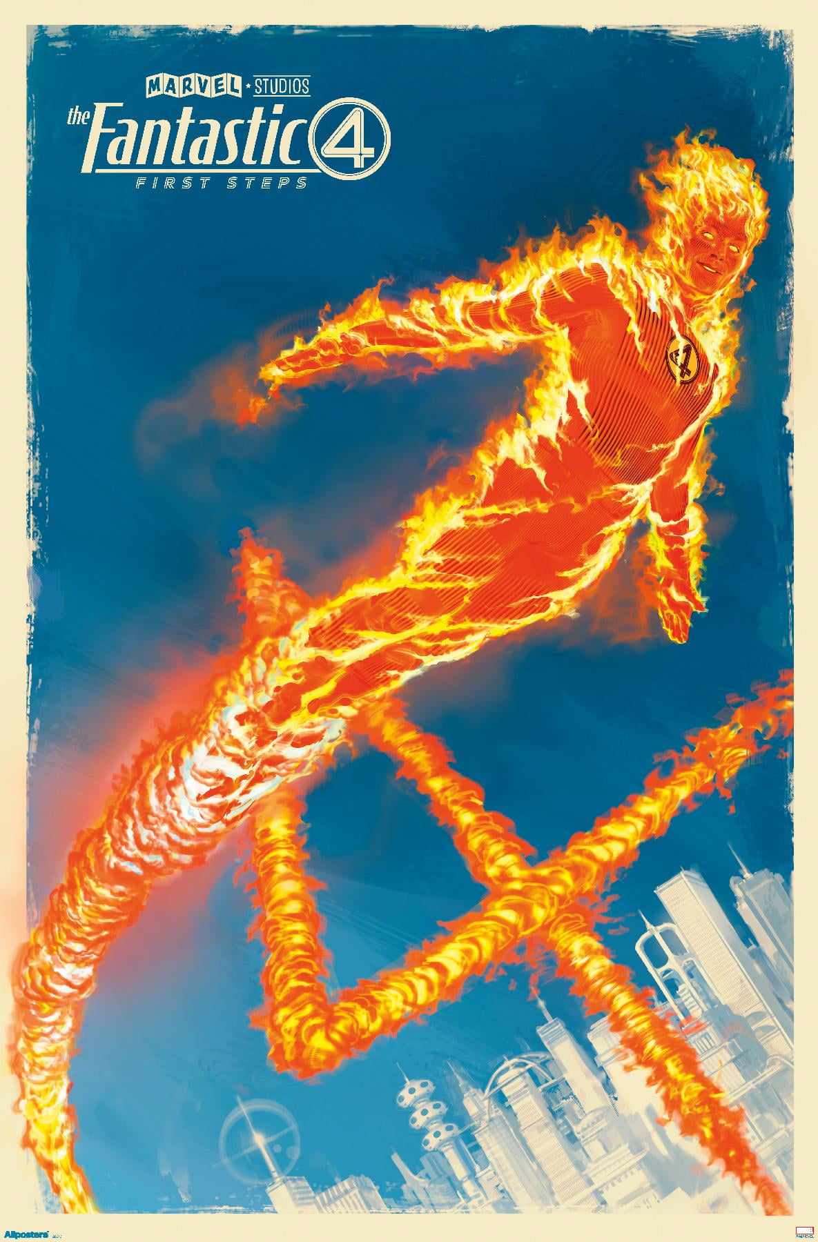 Marvel Fantastic Four: First Steps (2025) - The Human Torch Wall