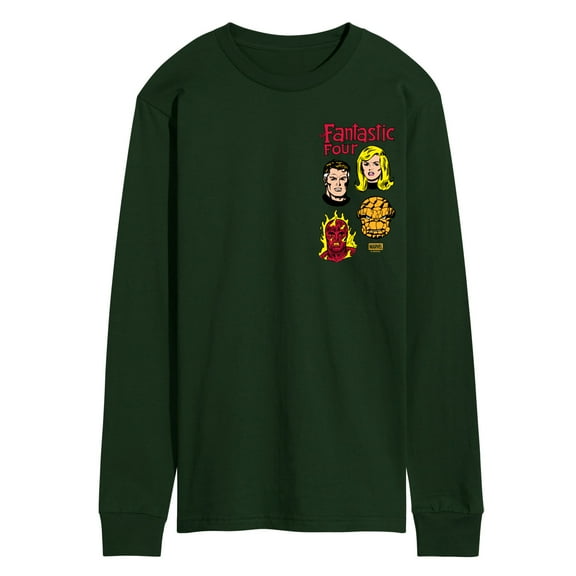 Marvel - Fantastic Four Heads - Men's Long Sleeve Graphic T-Shirt