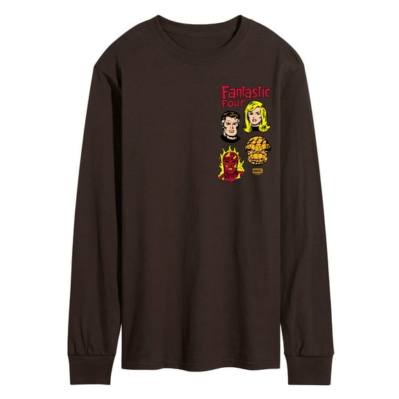 Marvel - Fantastic Four Heads - Men's Long Sleeve Graphic T-Shirt
