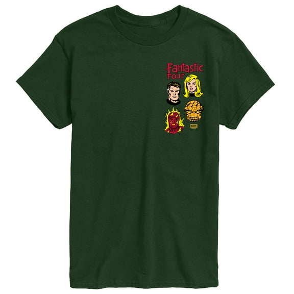 Marvel - Fantastic Four Heads - Men's Short Sleeve Graphic T-Shirt