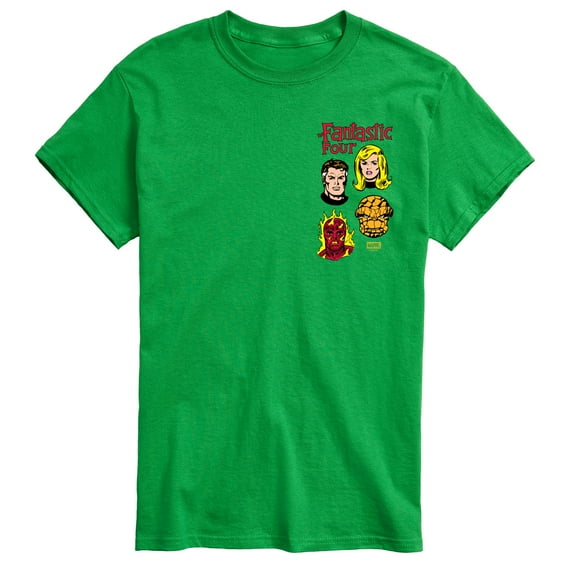 Marvel - Fantastic Four Heads - Men's Short Sleeve Graphic T-Shirt