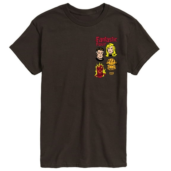 Marvel - Fantastic Four Heads - Men's Short Sleeve Graphic T-Shirt