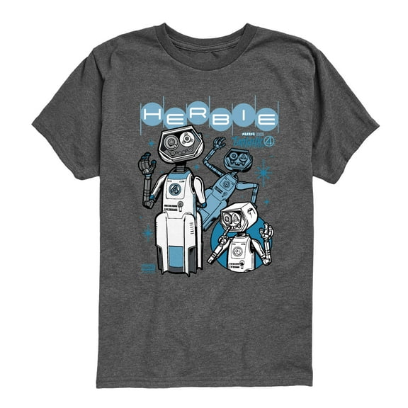Fantastic Four - Herbie - Youth Boys Short Sleeve Graphic T-Shirt