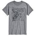 thumbnail image 1 of Marvel - Fantastic Four How To Draw The Thing - Men's Short Sleeve Graphic T-Shirt, 1 of 4