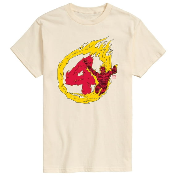 Marvel - Fantastic Four Human Torch Four - Men's Short Sleeve Graphic T-Shirt