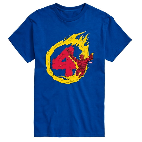Marvel - Fantastic Four Human Torch Four - Men's Short Sleeve Graphic T-Shirt