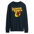 thumbnail image 1 of Marvel - Fantastic Four Human Torch Logo - Men's Long Sleeve Graphic T-Shirt, 1 of 4
