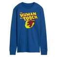 thumbnail image 1 of Marvel - Fantastic Four Human Torch Logo - Men's Long Sleeve Graphic T-Shirt, 1 of 4