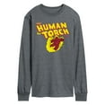 thumbnail image 1 of Marvel - Fantastic Four Human Torch Logo - Men's Long Sleeve Graphic T-Shirt, 1 of 4