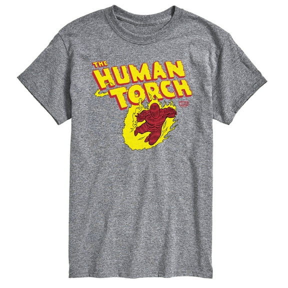 Marvel - Fantastic Four Human Torch Logo - Men's Short Sleeve Graphic T-Shirt