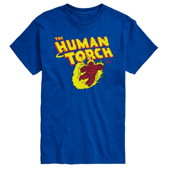 Marvel - Fantastic Four Human Torch Logo - Men's Short Sleeve Graphic T-Shirt