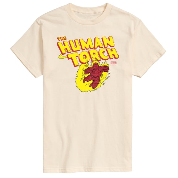 Marvel - Fantastic Four Human Torch Logo - Men's Short Sleeve Graphic T-Shirt