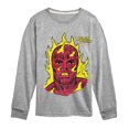 thumbnail image 1 of Fantastic Four - Human Torch Portrait - Youth Boys Long Sleeve Graphic T-Shirt, 1 of 4
