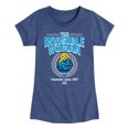 thumbnail image 1 of Marvel - Fantastic Four Invisible Woman Collegiate - Youth Girls Short Sleeve T-Shirt, 1 of 4