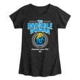thumbnail image 1 of Marvel - Fantastic Four Invisible Woman Collegiate - Youth Girls Short Sleeve T-Shirt, 1 of 4